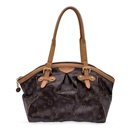 Louis Vuitton-Bolso satchel Tivoli GM con monograma de lona marrón-Castaño