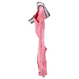 Tommy Hilfiger-Womens Signature Tape Belt Bermuda Shorts-Pink