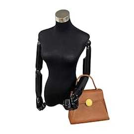 Valentino-Leather Handbag-Brown