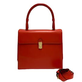 Loewe-Loewe Sac à main en cuir Sac à main en cuir en bon état-Rouge