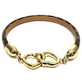 Louis Vuitton-Bracelet Monogramme Dites Oui M6758E-Doré