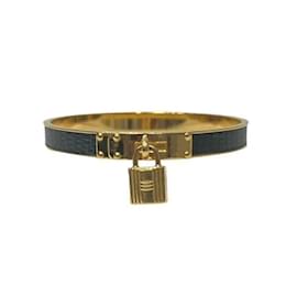Hermès-Bracelet cadenas Kelly Cadena-Doré
