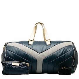 Yves Saint Laurent Y Line Mesh Sports Bag Black