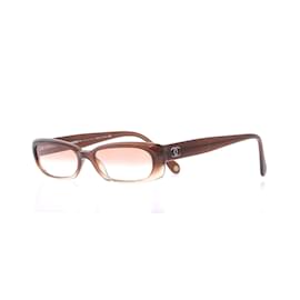Chanel-CHANEL  Sunglasses T.  plastic-Brown