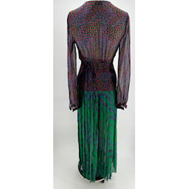 Autre Marque-RAQUEL DINIZ Robes T.fr 38 silk-Multicolore