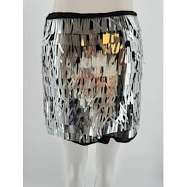 Autre Marque-MUNTHE  Skirts T.International S Polyester-Silvery