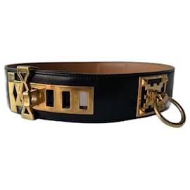 Hermès-medor-Negro,Gold hardware