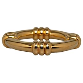 Hermès-Anillo de bufanda de metal dorado Hermes-Dorado