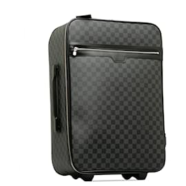 Louis Vuitton-Louis Vuitton Black Damier Grafito Pegase 55-Negro