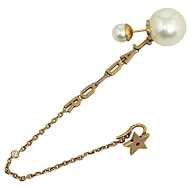 Dior-Orecchino J'Adior Dior color oro con perle finte e cristalli-D'oro