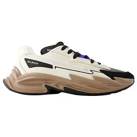 B-Dr4g0n Baskets - Balmain - Cuir Synthétique - Bleu Bleu