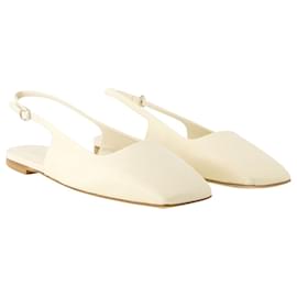 Aeyde-Liya Sandals - Aeyde - Leather - Beige-Beige