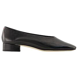 Aeyde-Ballerines Delia - Aeyde - Cuir - Noir-Noir