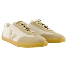 Veja-Sneakers Volley - Veja - Camoscio - Sahara Beige-Beige