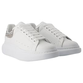 Alexander Mcqueen-Oversized Sneakers - Alexander Mcqueen - Leather - White/Argenté-White
