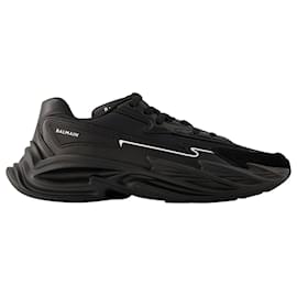 Balmain-B-Dr4g0n Sneakers - Balmain - Synthetic Leather - Black-Black
