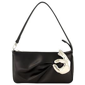 Bolsa de Ombro Emoji Ok - Coperni - Couro - Preto Preto