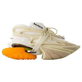 Balmain-Zapatillas bajas Unicornio - Balmain - Piel - Beige-Beige