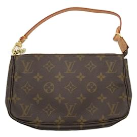 Louis Vuitton-Louis Vuitton Monogram Pochette Accessoires Canvas Vanity Bag M51980 In excellent condition-Marron