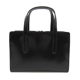 Prada-Reedição Prada 1995 Sacola com alça superior Bolsa de couro 1BA357ZO6F0002 Em uma boa condição-Preto