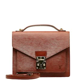 Louis Vuitton-Epi Monceau 28 M52123-Braun