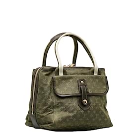 Louis Vuitton-Louis Vuitton Monogram Mini Lin Sac Mary Kate Toile Sac à main M92507 en bon état-Vert