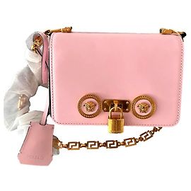 Bolsa de Ombro Versace Couro Rosa Rosa