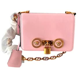 Versace Umhängetasche Rosa Leder Pink
