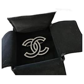Chanel-Magnifique broche Chanel neuve-Argenté