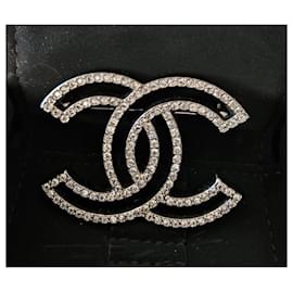 Chanel-Magnifique broche Chanel neuve-Argenté