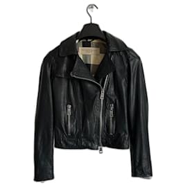 Burberry-Biker jackets-Black