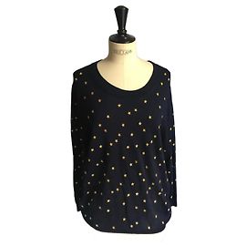 J.CREW PULL MARINE ETOILES BRODEES TXL Bleu Marine
