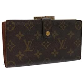 Louis Vuitton-LOUIS VUITTON Monogram Continental clutch Wallet T61217 LV Auth 64207-Monogram