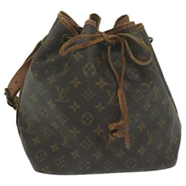 Louis Vuitton-LOUIS VUITTON Monogram Petit Noe Shoulder Bag M42226 LV Auth 64565-Monogram