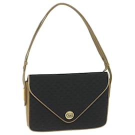 Gucci-Bolsa de ombro em lona GUCCI Micro GG Preto Bege Auth ar11311-Preto,Bege