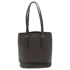 Louis Vuitton-LOUIS VUITTON Epi Bucket PM Shoulder Bag Mocha M58990 LV Auth 64343-Other