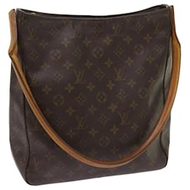 Louis Vuitton-LOUIS VUITTON Monogram Looping GM Shoulder Bag M51145 LV Auth 64352-Monogram