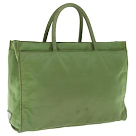 Prada-PRADA Tote Bag Nylon Khaki Auth 64483-Khaki