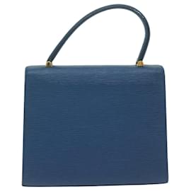 Louis Vuitton-LOUIS VUITTON Bolso de mano Epi Malesherbes Azul M52375 LV Auth 64398-Azul