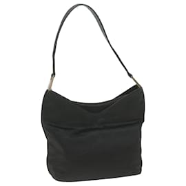 Gucci-GUCCI Sac à Bandoulière Nylon Noir 001 2122 auth 64639-Noir