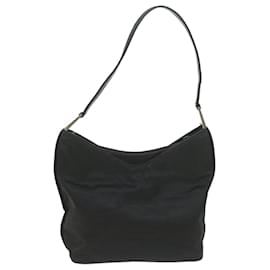 Gucci-GUCCI Shoulder Bag Nylon Black 001 2122 auth 64639-Black