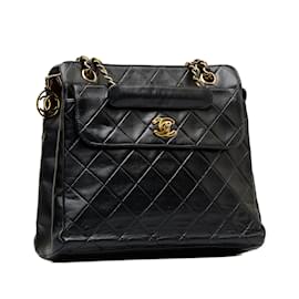 Chanel-CHANEL Handtaschen Trendige CC-Schulter-Schwarz