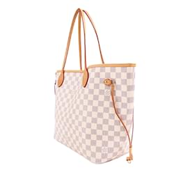 Louis Vuitton-LOUIS VUITTON Handbags Neverfull-White