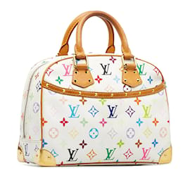 Louis Vuitton-LOUIS VUITTON Sacs à main Trouville-Blanc