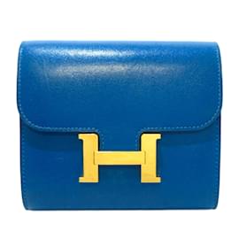 Hermès-Hermes-Geldbörsen-Blau