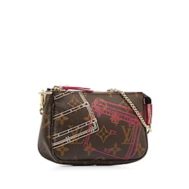 Louis Vuitton-LOUIS VUITTON Handbags Pochette Accessoire-Brown