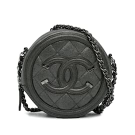 Chanel-CHANEL Handbags CC Filigree-Grey