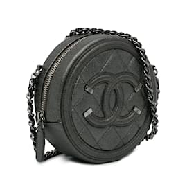 Chanel-CHANEL Sacs à main CC Filigrane-Gris