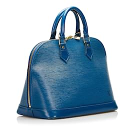 Louis Vuitton-LOUIS VUITTON Handbags Alma-Blue