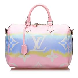 Louis Vuitton-LOUIS VUITTON Handbags Speedy Bandouliere-Brown